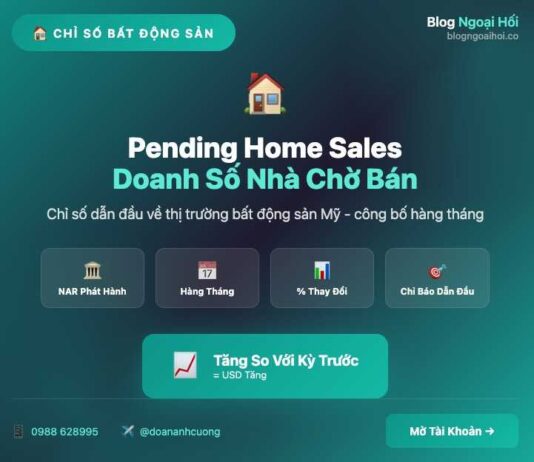 Doanh số nhà chờ bán doanh số nhà chờ bán