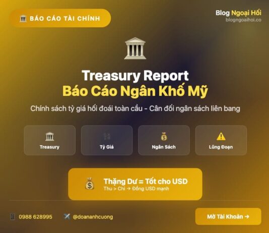 Treasury Currency Report và Federal Budget Balance báo cáo ngân khố mỹ