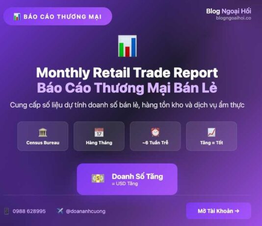 Monthly Retail Trade Report báo cáo thương mại bán lẻ