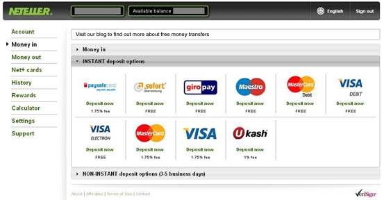 Sử dụng Neteller nạp rút tiền forex