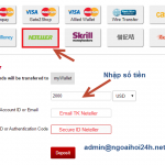 Hướng dẫn nạp rút tiền hotforex bằng ví điện tử