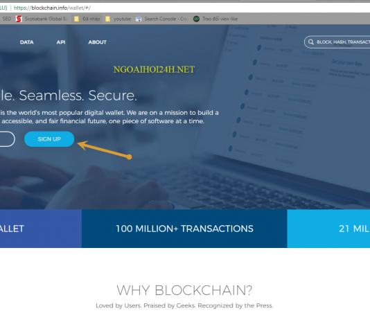 Hướng dẫn tạo và sử dụng ví Blockchain để lưu trữ Bitcoin chi tiết bằng hình ảnh
