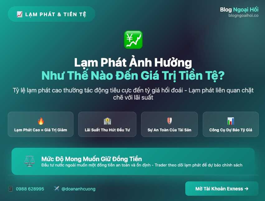 lạm phát ảnh hưởng như thế nào đến giá trị tiền tệ