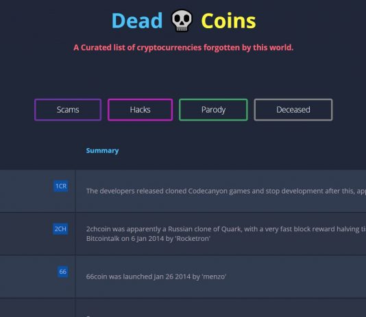 Nhận biết những coin rác – Website nhận biết các coin chết