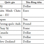 Sản phẩm nào được giao dịch trên thị trường forex?
