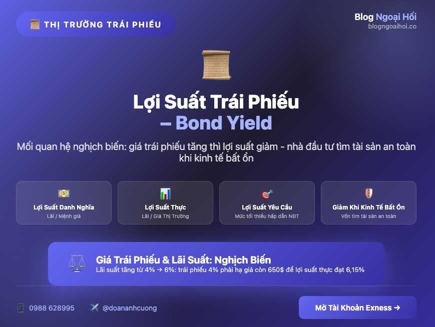 lợi suất trái phiếu - bond yield