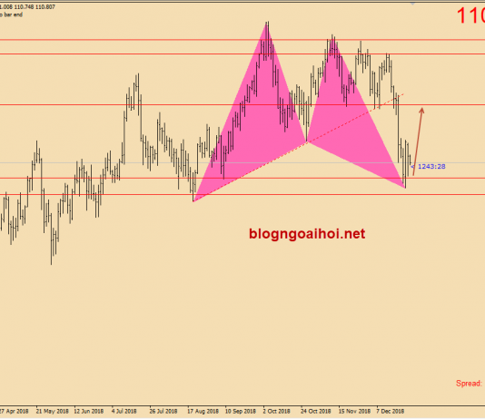 USDJPY 28/12-Hồi phục với harmonic