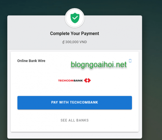 Hướng dẫn nạp rút tiền Hotforex qua internet banking – Techcombank