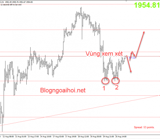 Vàng 21/8-Đà tăng của Vàng liệu có tiếp tục ?