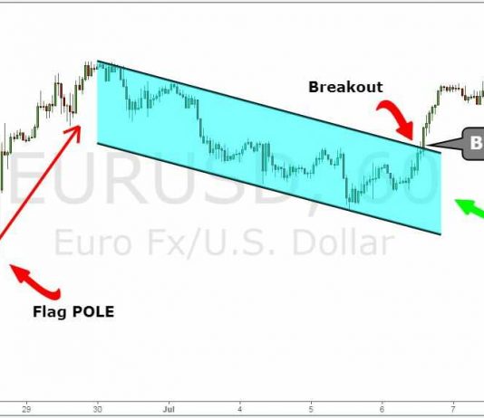 4 bước giao dịch mô hình cờ tăng-Bull Flag