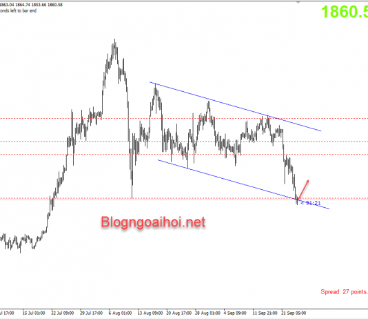Vàng 24/9- Vàng hồi tăng sau 3 ngày giảm mạnh