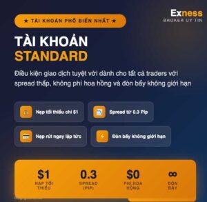 Tài khoản standard exness