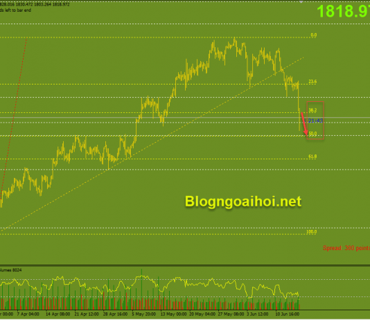 Vàng 17/6-FED diều hâu đã gây áp lực giảm lên Vàng
