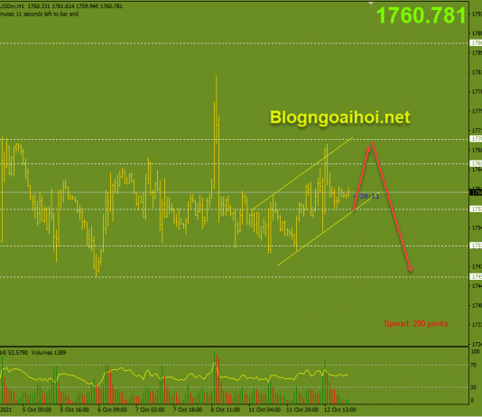 Vàng 13/10-Dữ liệu lạm phát và cuộc họp FOMC Vàng 13/10- Kênh giá tăng