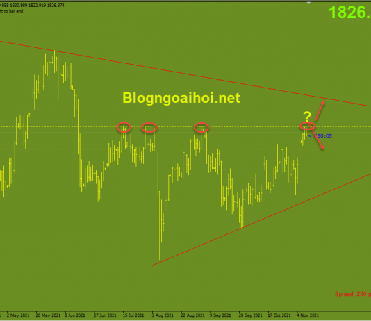 Vàng 10/11-Tập trung vào báo cáo CPI Hoa Kỳ Vàng 10/11-Kháng cự quan trọng