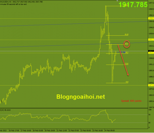 Phân tích Vàng 25/2- Vàng đã quay xe? vang-25-2-khang-cu-fib-50