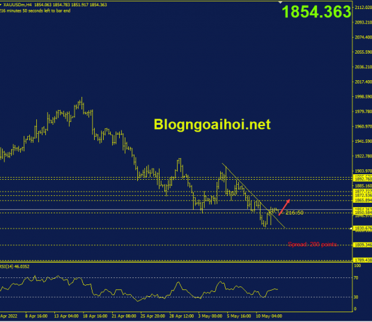 Phân tích Vàng 12/5-Dữ liệu PPI và Core PPI vang-12-5-pha-vo-trendline-giam
