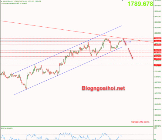 Phân tích Vàng 9/8-Vàng phục hồi trước thềm công bố dữ liệu lạm phát vang-9-8-khang-cu-dinh-cu