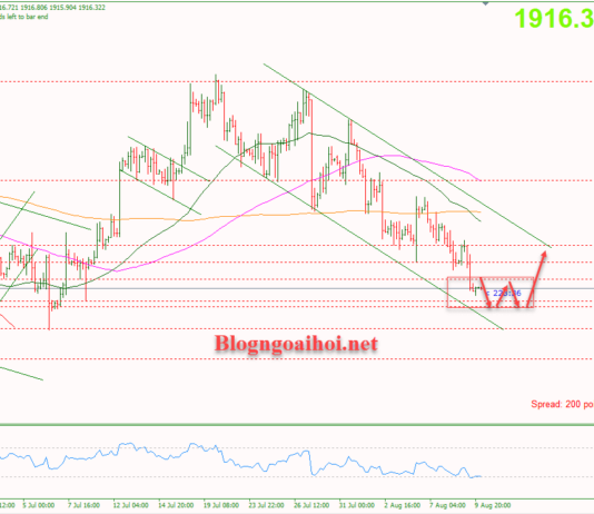 Phân tích Vàng 10/8-Tập trung vào dữ liệu CPI Hoa Kỳ Vàng 10/8-Hỗ trợ tăng ở biên dưới kênh giá giảm