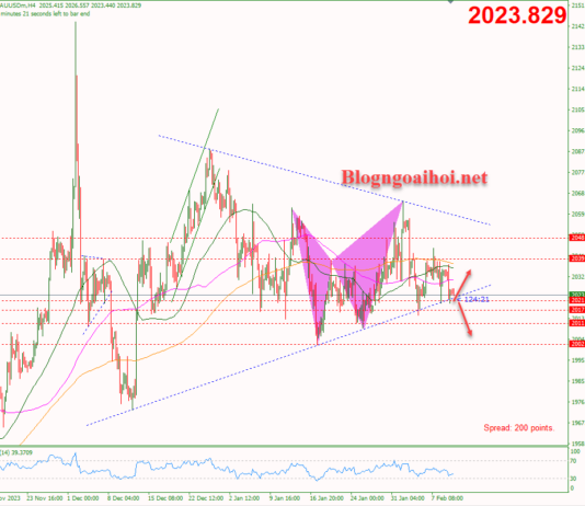 Phân tích Vàng 12/2- Đi ngang chờ dữ liệu CPI Vàng 12/2-Vàng đi ngang