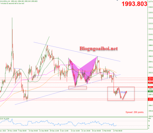 Phân tích Vàng 15/2- Tập trung vào dữ liệu bán lẻ Vàng 15/2-Vàng tăng hồi phục