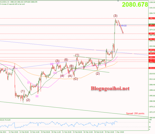 Phân tích Vàng 4/3- Kỳ vọng điều chỉnh giảm Vàng 4/3-Điều chỉnh giảm