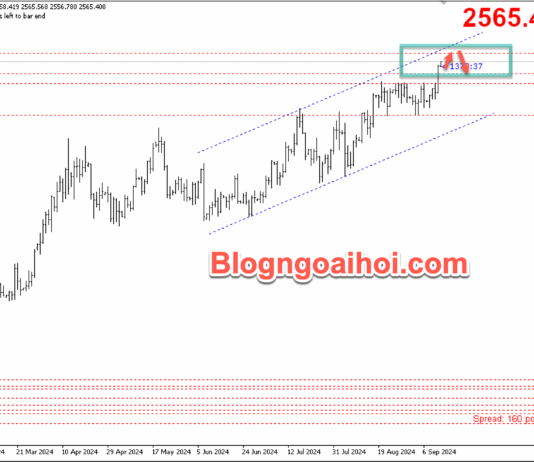 Phân tích Vàng 13/9-Vàng phá vỡ vùng tích luỹ Vàng 13/9- Kênh giá tăng