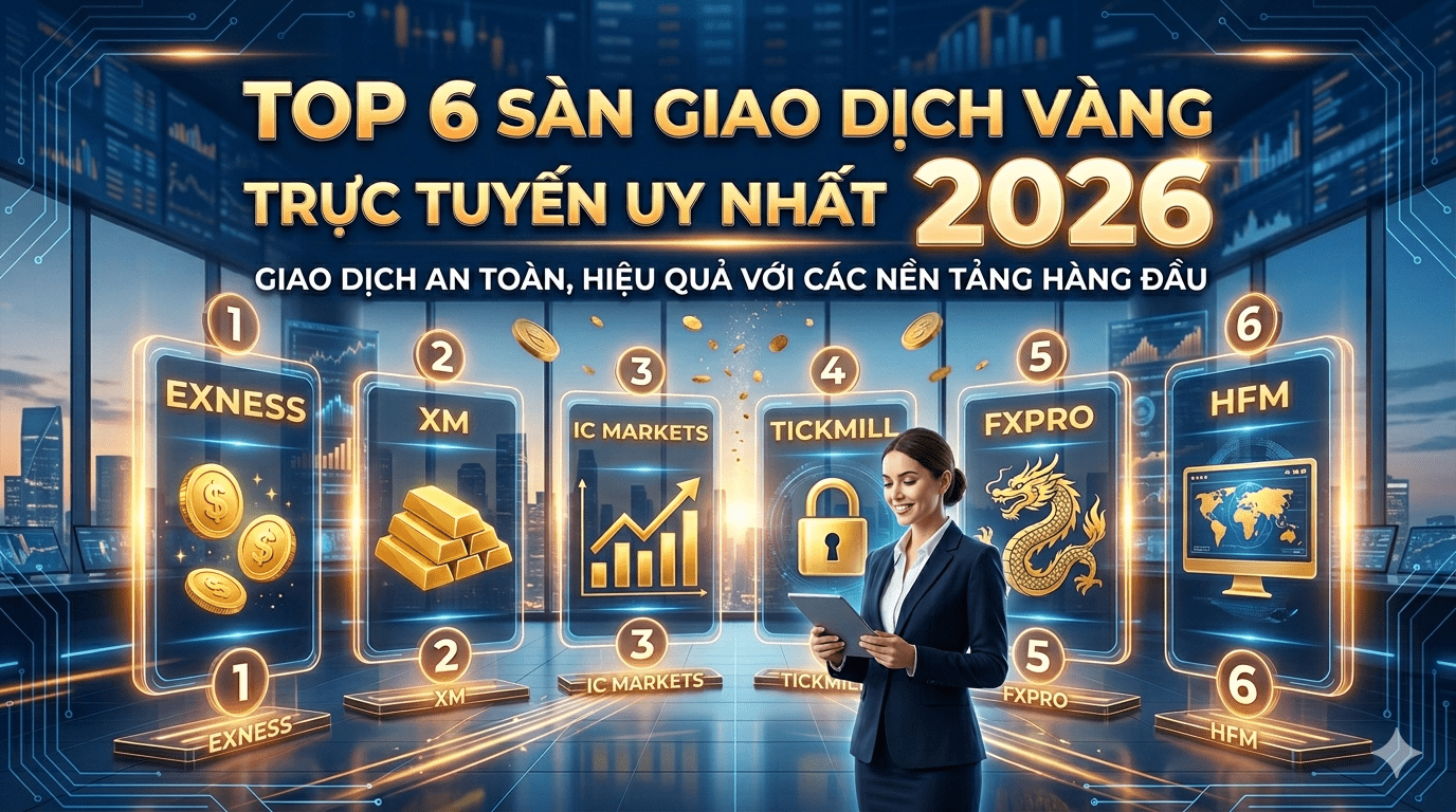 Top 6 sàn giao dịch vàng