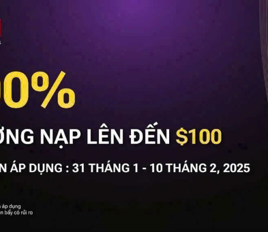 Giao dịch cùng HFM- Thưởng Nạp 100% Thưởng nạp 100%