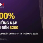 NHẬN NGAY 100% THƯỞNG NẠP LÊN ĐẾN $200 Nhận ngay 100% thưởng nạp lên đến 200$