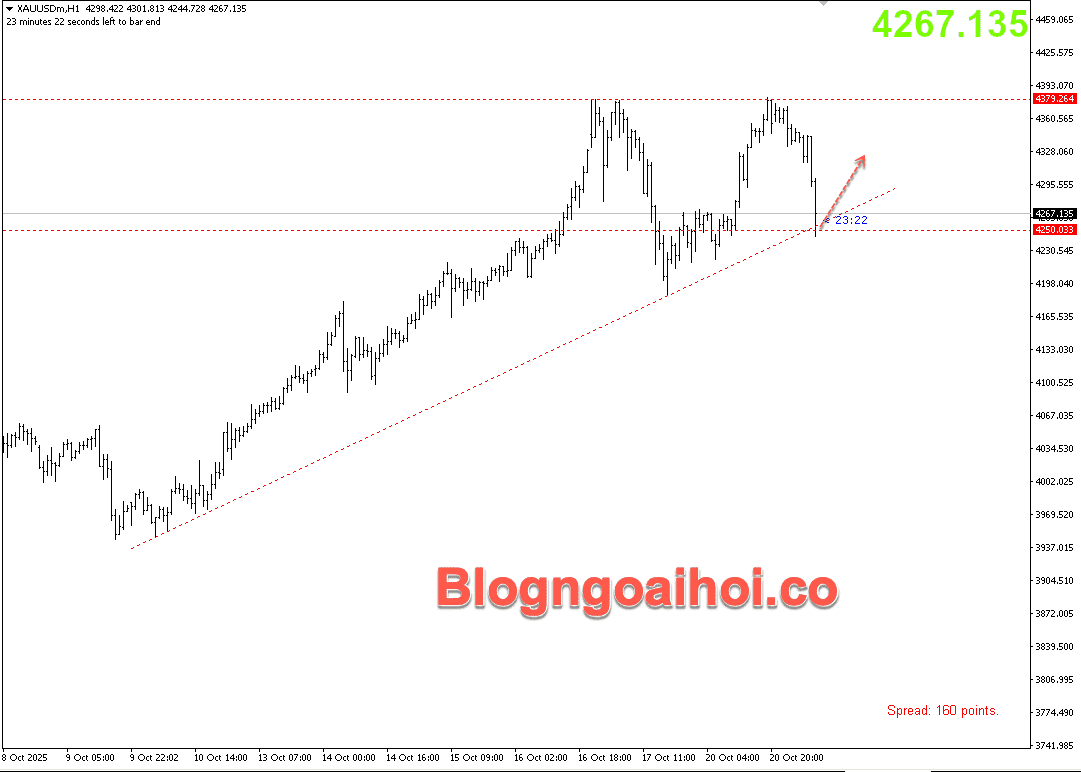 vang-21-10-trendline-ho-tro-tang