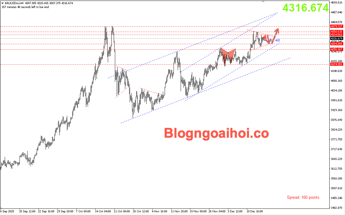 Vàng 17/12- Vàng được hỗ trợ tăng