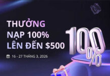 ƯU ĐÃI THƯỞNG NẠP 100% BONUS ĐẾN 500$ từ HFM ƯU ĐÃI THƯỞNG NẠP 100% BONUS ĐẾN 500$