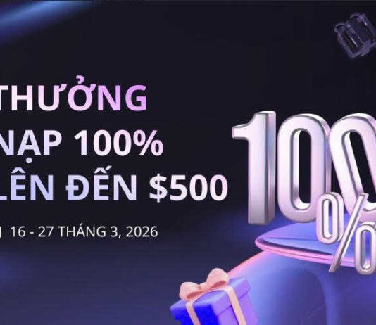 ƯU ĐÃI THƯỞNG NẠP 100% BONUS ĐẾN 500$ từ HFM ƯU ĐÃI THƯỞNG NẠP 100% BONUS ĐẾN 500$