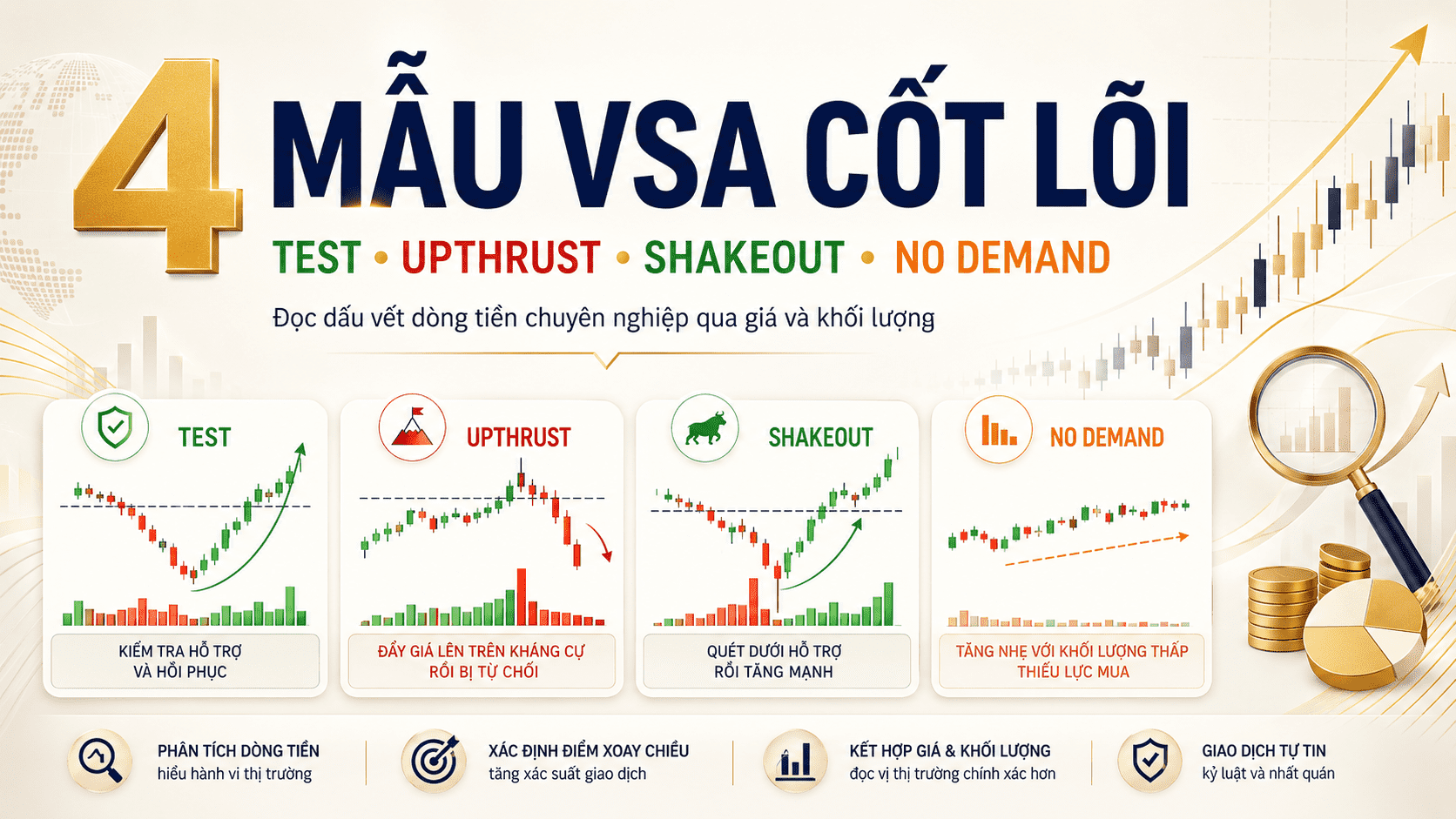4 mẫu VSA giúp bạn nhìn ra ý đồ thị trường